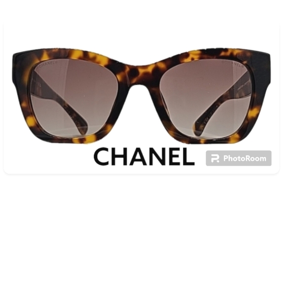 CHANEL AcetateDark Tortoise. Lenses: Brown Ref.5478 C714/S5 SUNGLASSES - Picture 2 of 16
